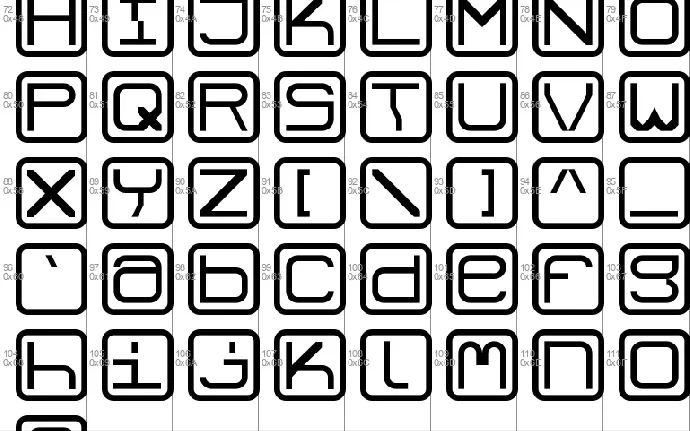 Keybinds font