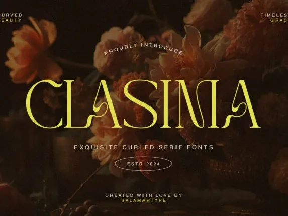 Clasima font