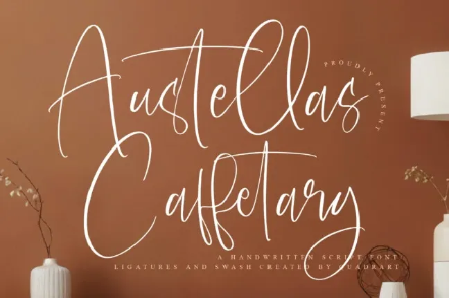 Austellas Caffetary font