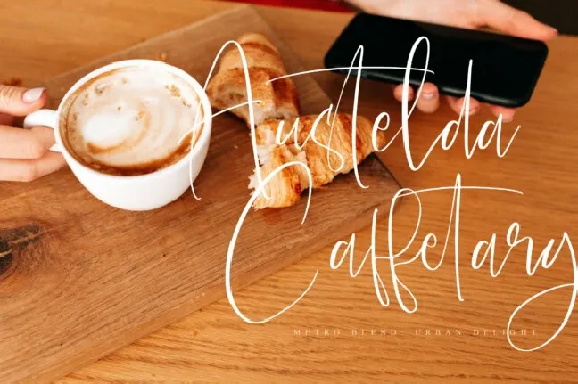 Austellas Caffetary font