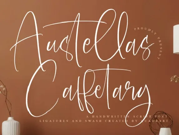 Austellas Caffetary font