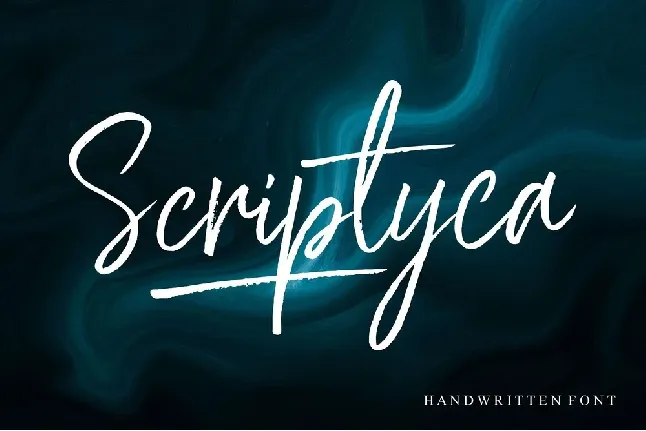 Scriptyca font