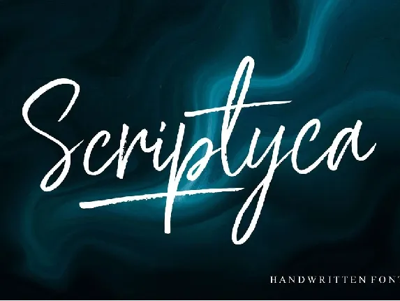 Scriptyca font