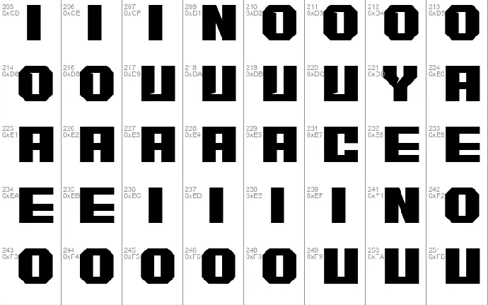 MONOCOQUE font