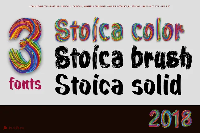 Stoica Brush font