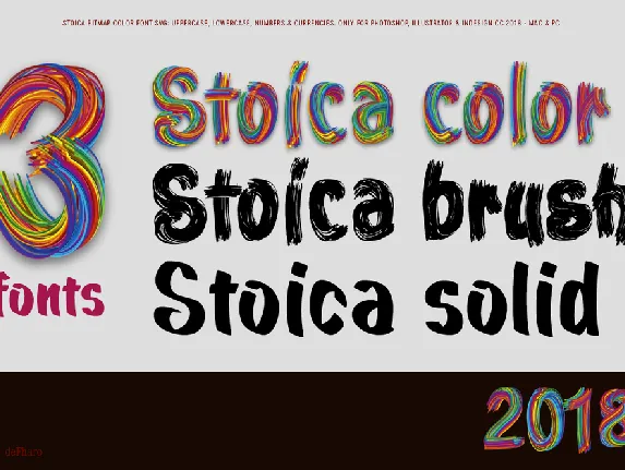 Stoica Brush font