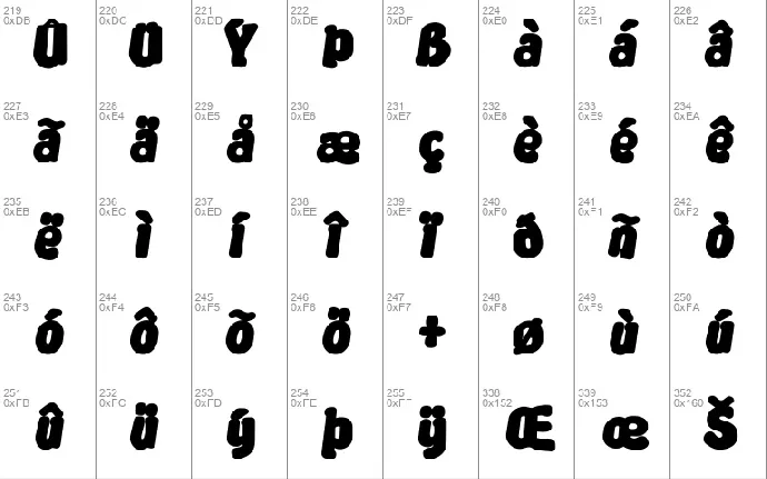 Severina font