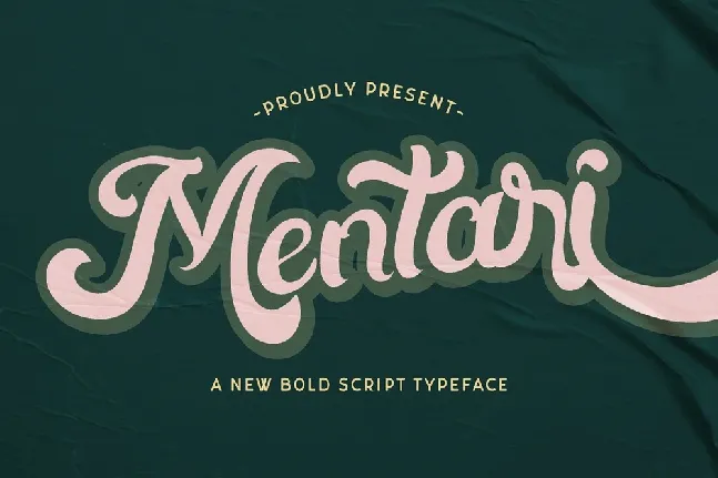 Mentari Bold Script Rerto font