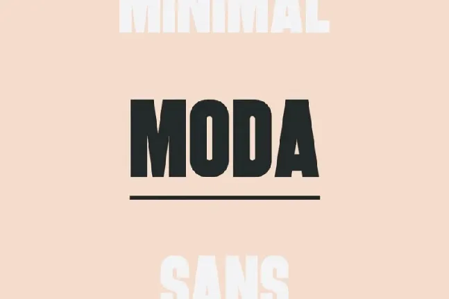 Moda font