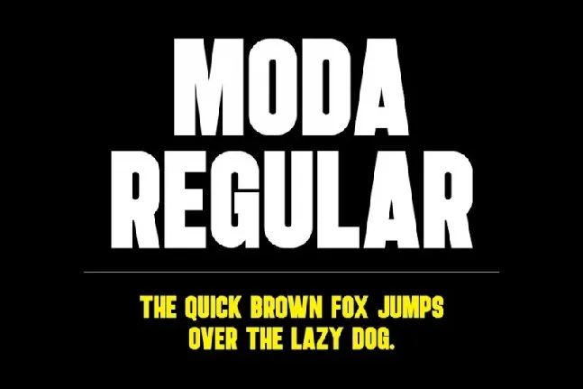 Moda font