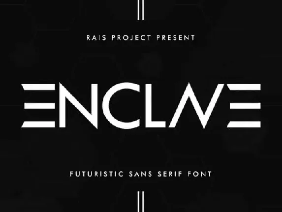 ENCLAVE Display font