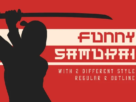 Funny Samurai Typeface font