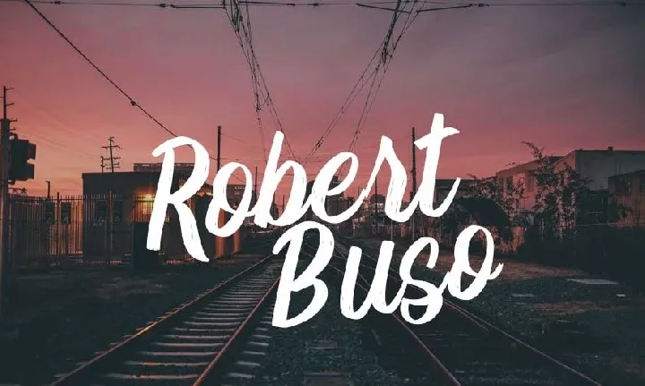 Robert Buso Brush font