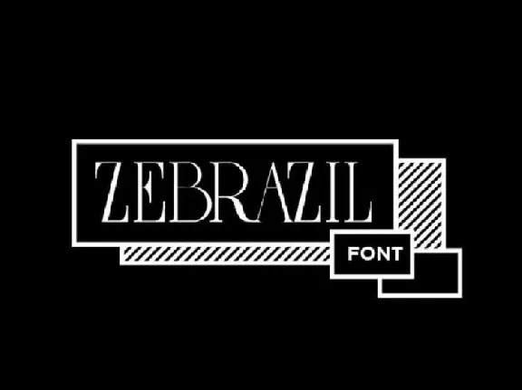 Zebrazil Free font