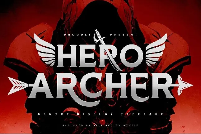 Hero Archer font