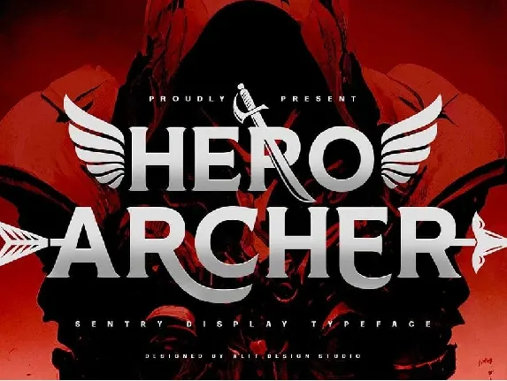 Hero Archer font