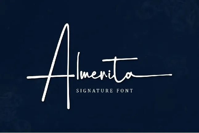 Almerita - Personal Use font