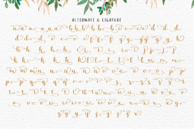 Betty Rose Demo font