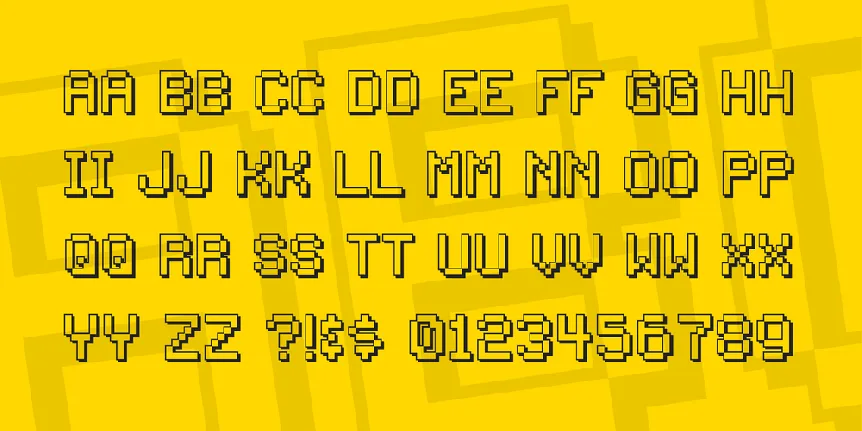 Back to 1982 font