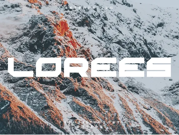 Lorees font