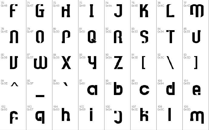 Baxello font