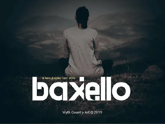 Baxello font