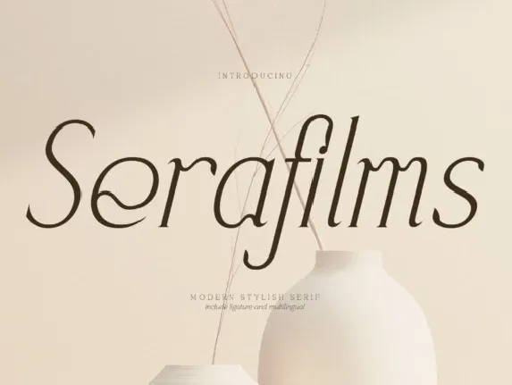 Serafilms font