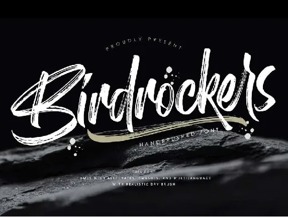 Birdrockers font