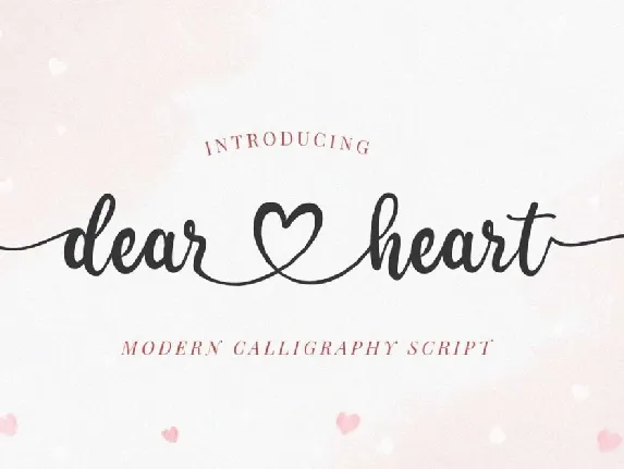 Dear Heart font