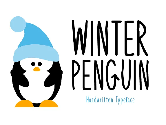 Winter Penguin font