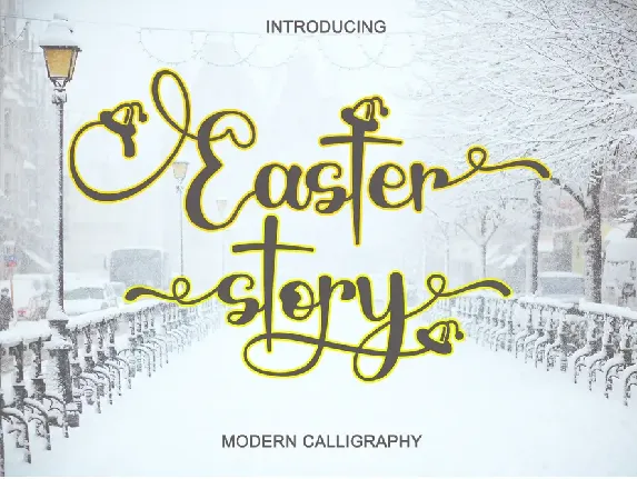 Easter Story - Personal Use font