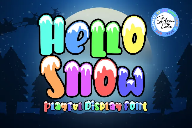 Hello Snow - Personal use font