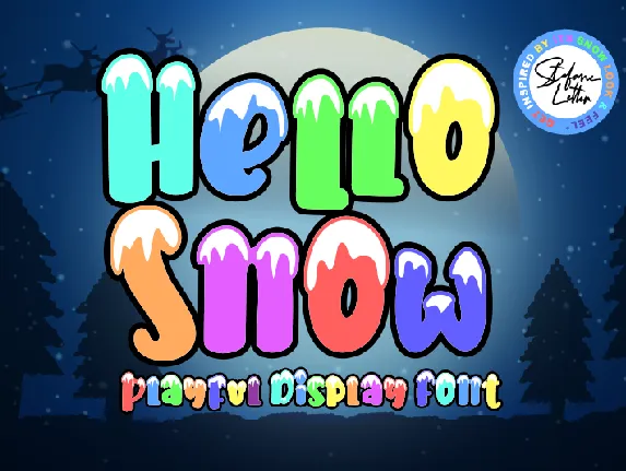 Hello Snow - Personal use font