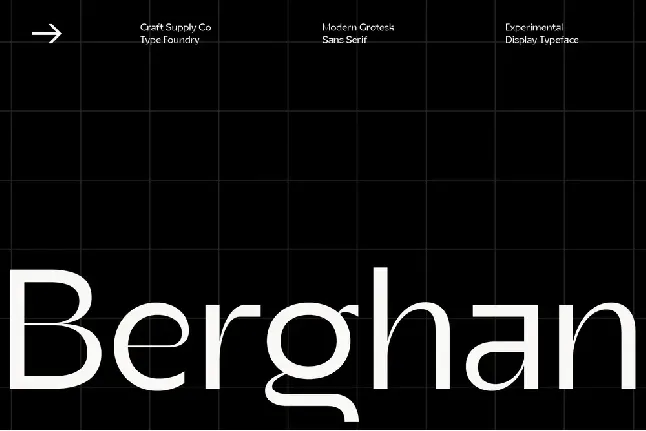 Berghan Free font