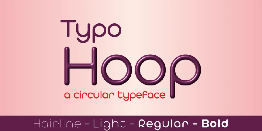 Typo Hoop font