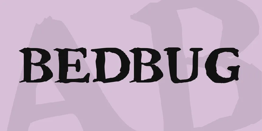 Bedbug font