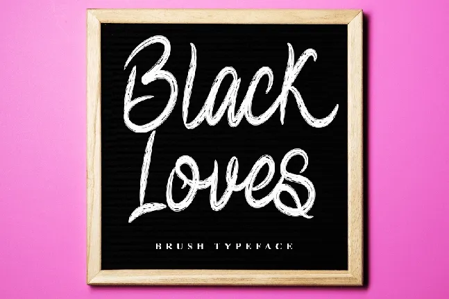 Black Loves font