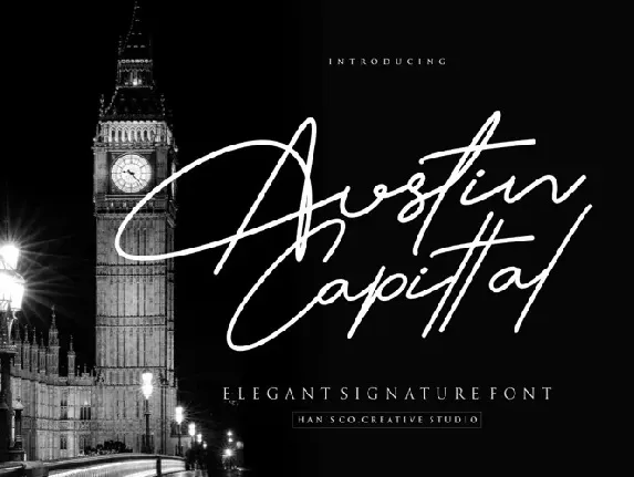 Austin Capittal font