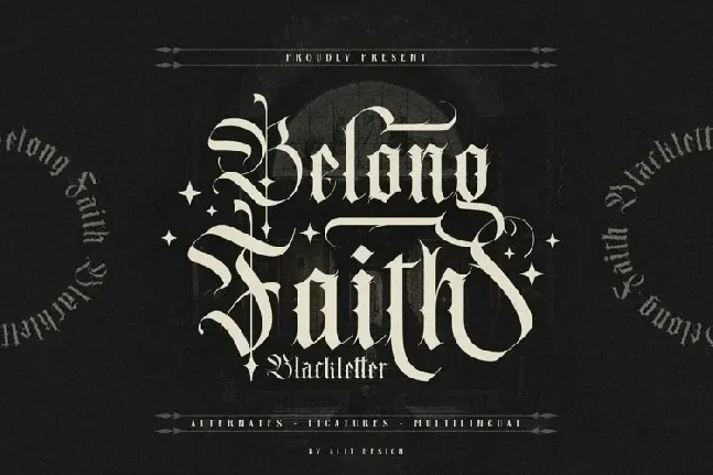 Belong Faith font