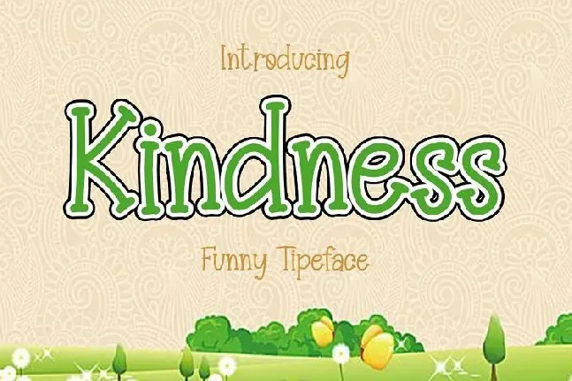 Kindness font