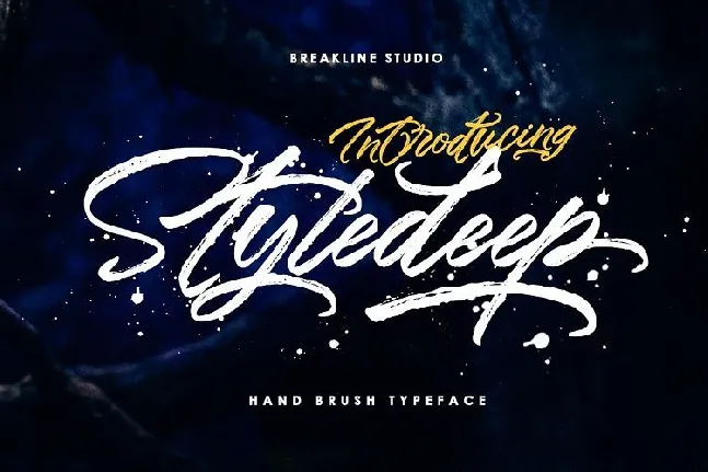 Styledeep Brush font