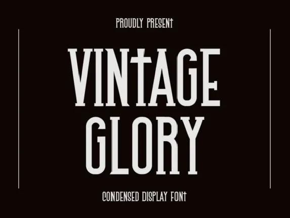 Vintage Glory font