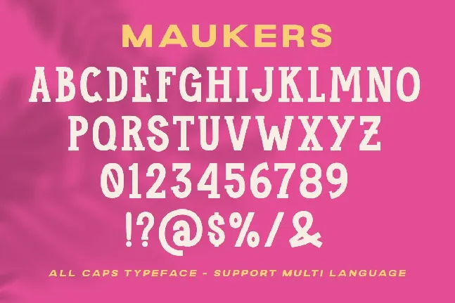 Maukers font