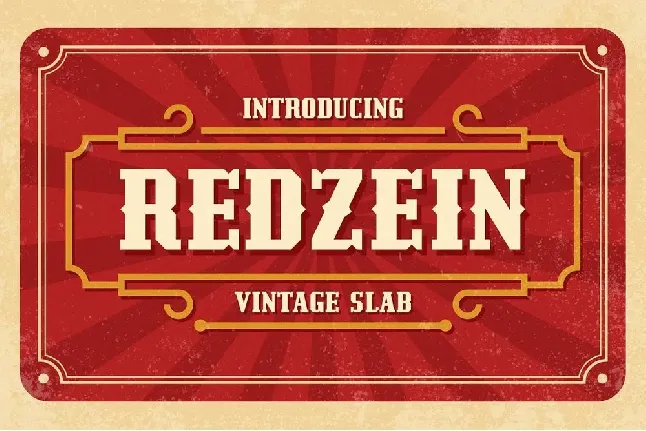 Redzein font