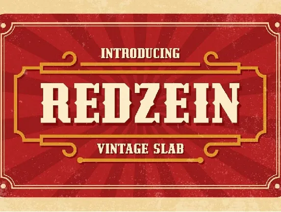 Redzein font