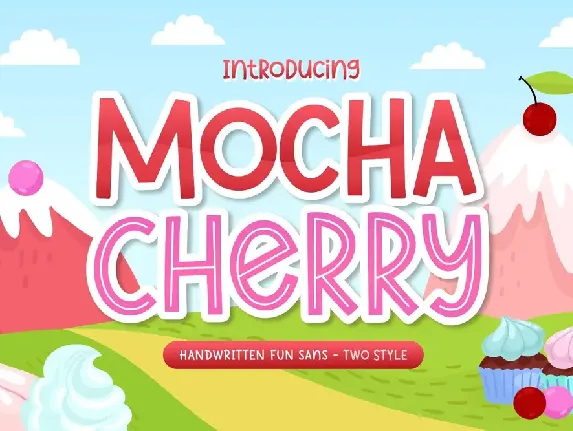 Mocha Cherry Demo font