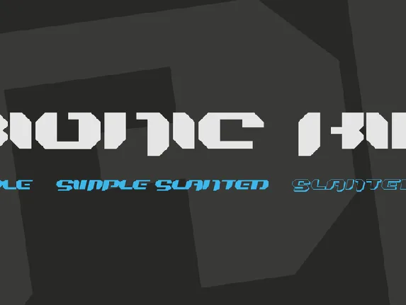 Bionic Kid font