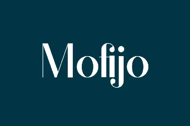 Mofijo Sans Serif font