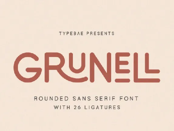 Grunell font