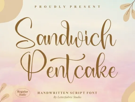 Sandwich Pentcake font